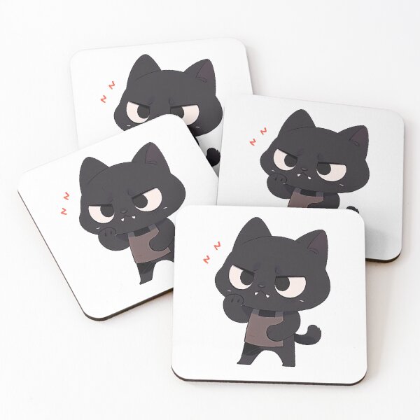 Item preview, Angry black cat  designed and sold by HappyCuteCat.