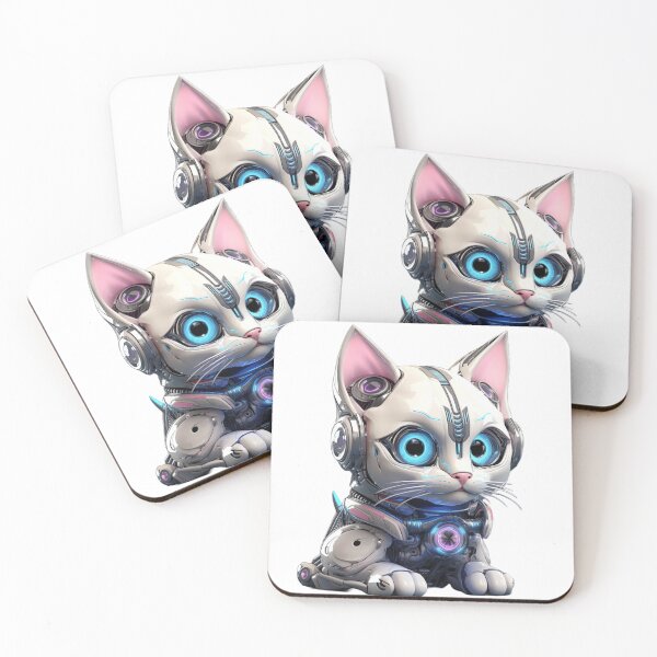 Item preview, Cyborg Kitty designed and sold by FFables8.