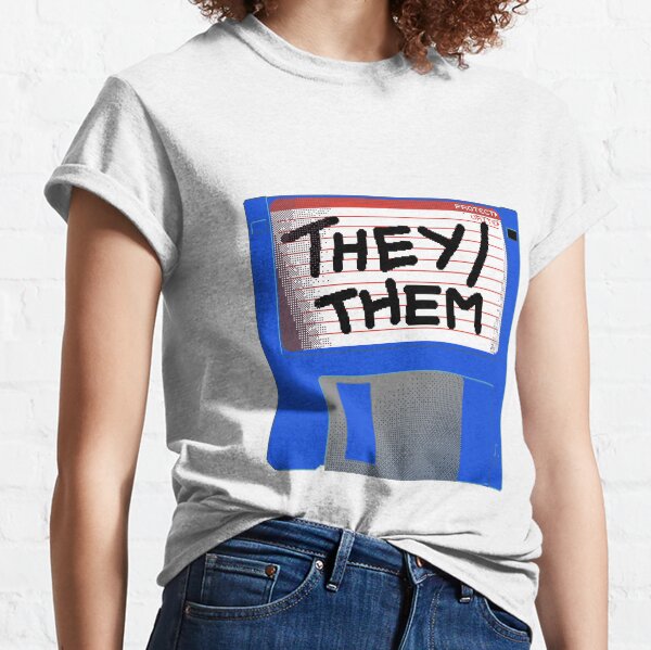 Gender Floppy Disk - They/Them Classic T-Shirt