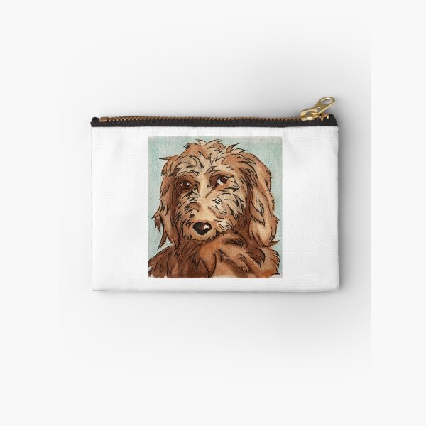 Artikelvorschau, Niedlicher roter Labradoodle-Hund mit Copic-Markern entworfen und verkauft von Olitvia.