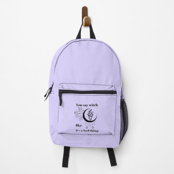 Item preview, You say witch like it's a bad thing | pastel purple designed and sold by Disturbing Wonderland.