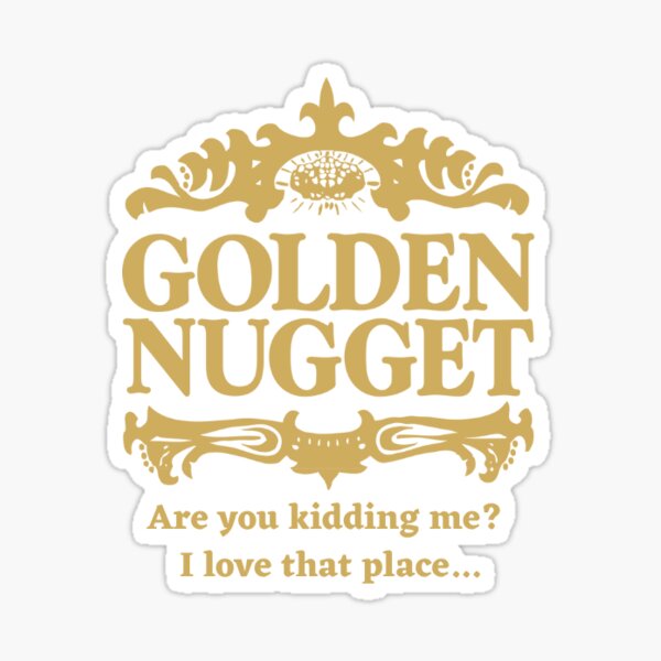Item preview, Vanderpump Rules Golden Nugget sticker designed and sold by ohmikegraham.