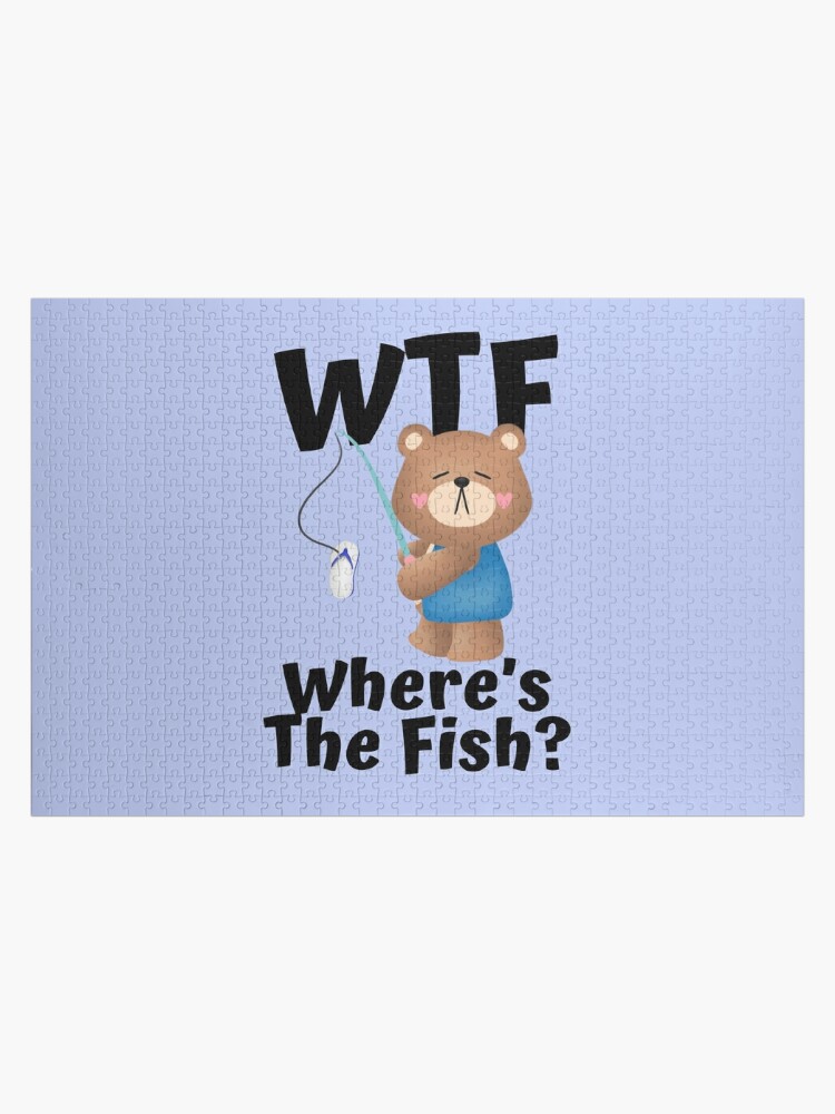 WTF - Where's the Fish Funny Fishing Lover Cute Kawaii Tees