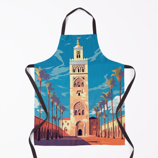 Item preview, Koutoubia Mosque Marraquesh - Morocco Travel Print - TP042 designed and sold by StudioRedKoala.