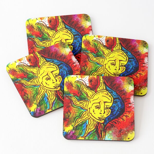 Item preview, Sun and moon (warm) designed and sold by Manic-Melodies.