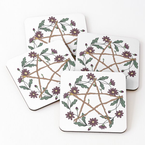 Item preview, pentagrama floral designed and sold by Katerhi.