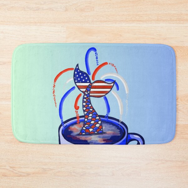 Item preview, Mermaid Americano (Green and Blue) designed and sold by octopuscafe.