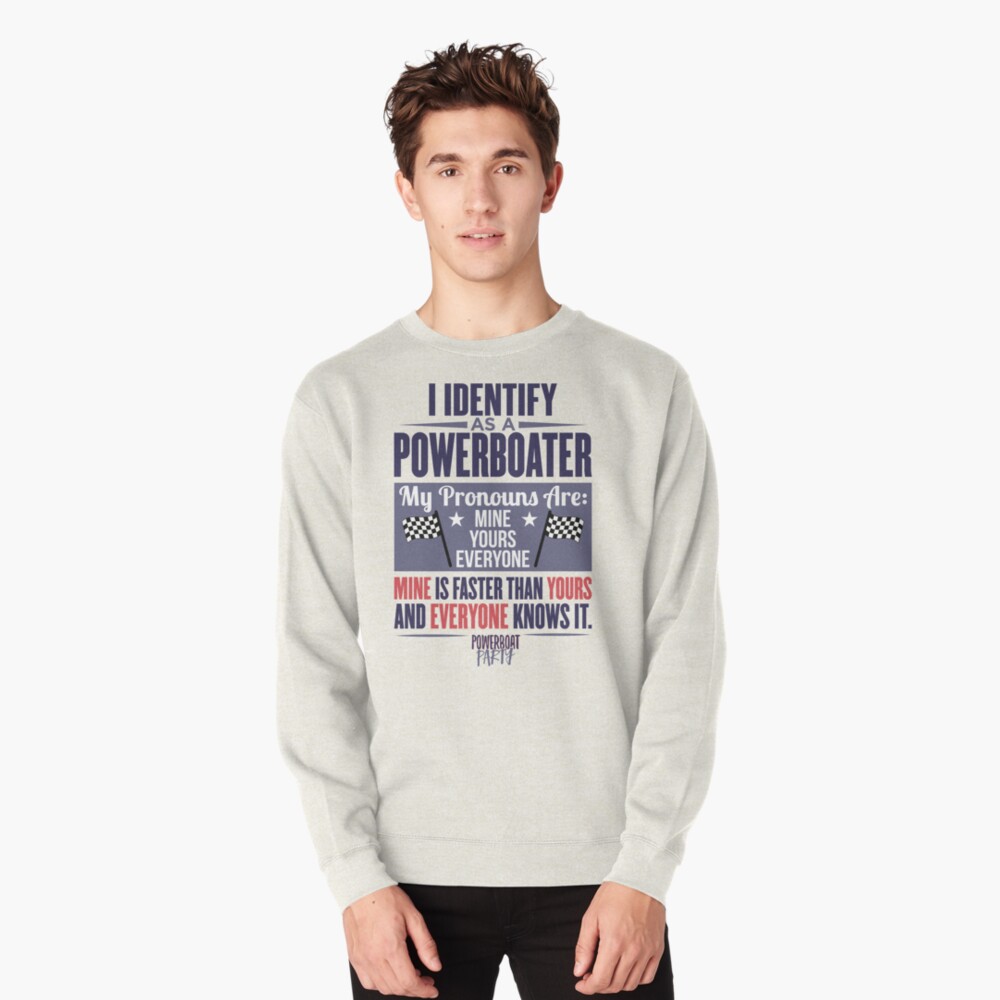 Item preview, Pullover Sweatshirt designed and sold by powerboatparty.