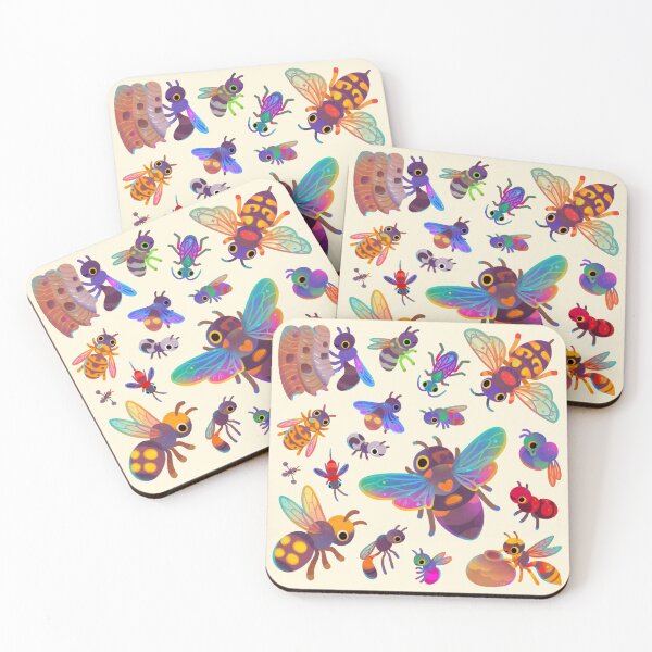 Item preview, Avispas solitarias - brillantes designed and sold by pikaole.