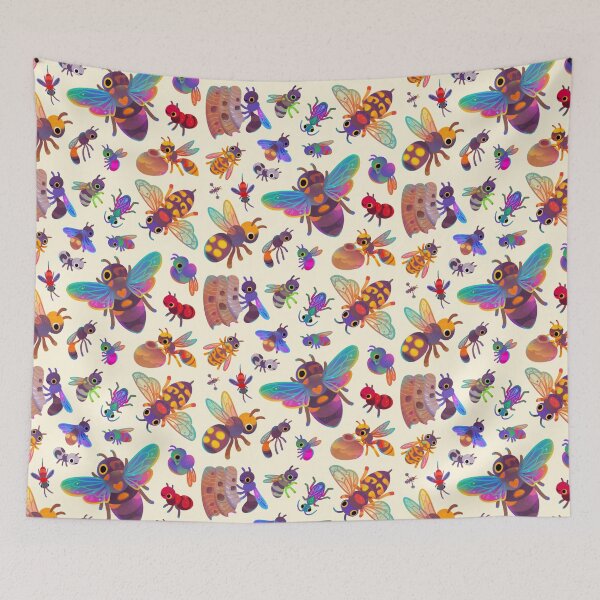 Item preview, Solitary wasps - bright designed and sold by pikaole.