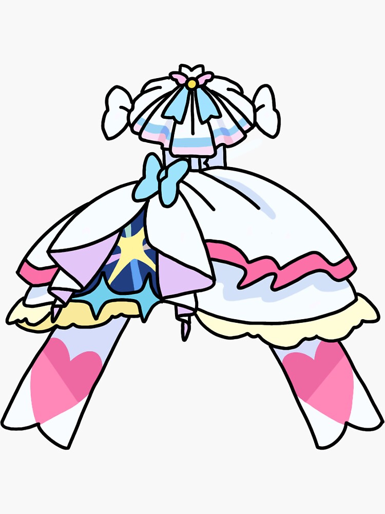 Cure Majesty Simplified Dress | Sticker