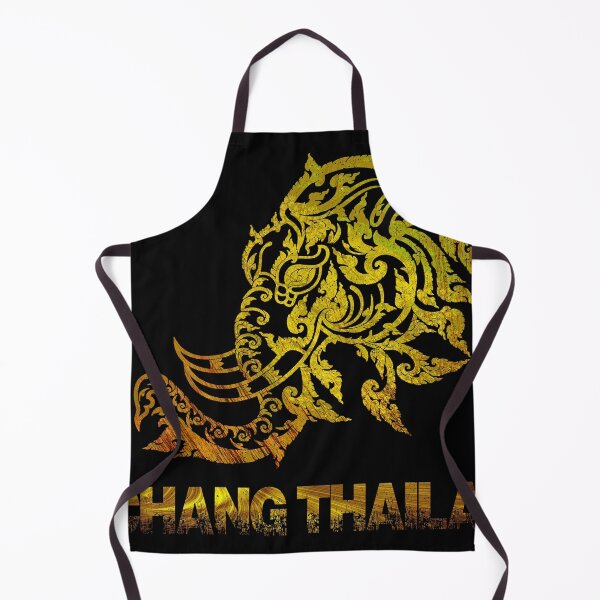 Item preview, Chang thailand :Thai elephants are Thai patterns in gold. designed and sold by Oakradet kiangthaisong.