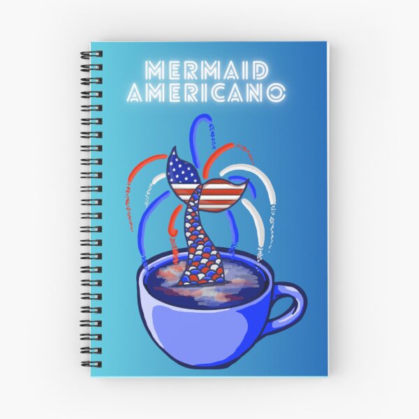 Item preview, Mermaid Americano (Blue Ombré) designed and sold by octopuscafe.