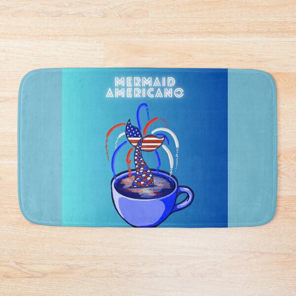 Item preview, Mermaid Americano (Blue Ombré) designed and sold by octopuscafe.