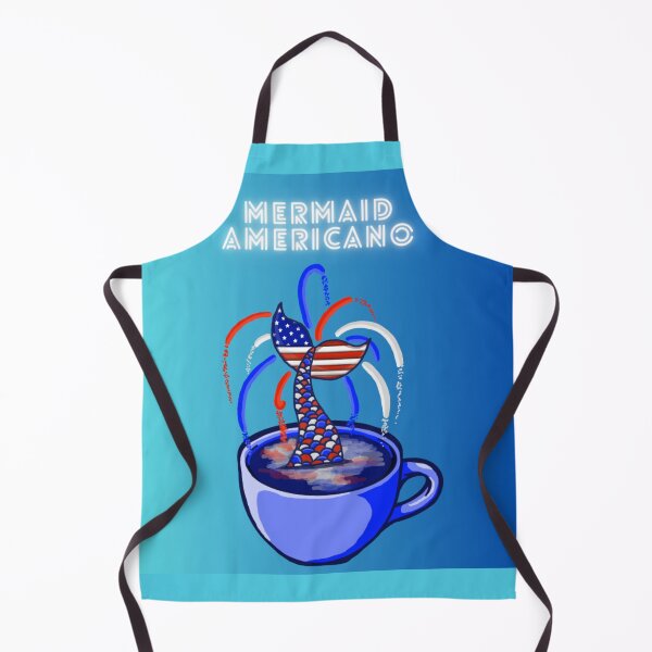 Item preview, Mermaid Americano (Blue Ombré) designed and sold by octopuscafe.