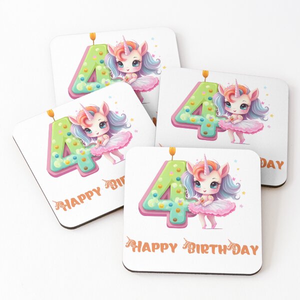 Item preview, 4th Birthday Unicorn designed and sold by Markus121.