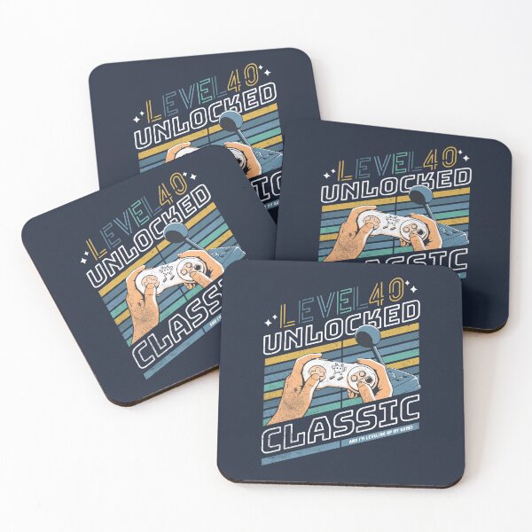 Item preview, Level 40 Unlocked | Level Up My Game! | 40th Birthday Gift designed and sold by PositiveIdeas.