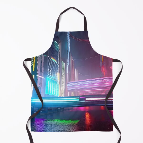 Item preview, Cyber City Pedestrian Overpass designed and sold by Ink Art Design.