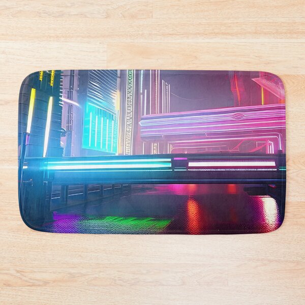 Item preview, Cyber City Pedestrian Overpass designed and sold by Ink Art Design.