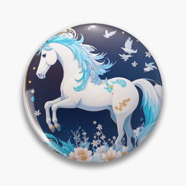 Item preview, White horse designed and sold by LauraGCastro.
