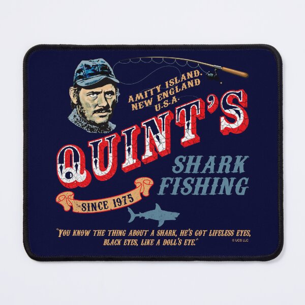 Item preview, Quint's Shark Fishing Wood (Universal © UCS LLC) designed and sold by Alema Art.