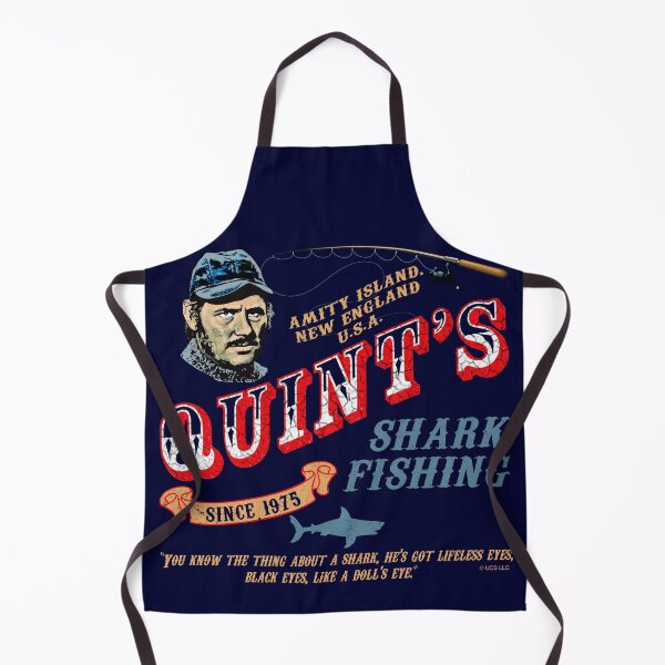 Aperçu de l'œuvre Bois de pêche au requin de Quint (Universal © UCS LLC) créée et vendue par Alema Art.