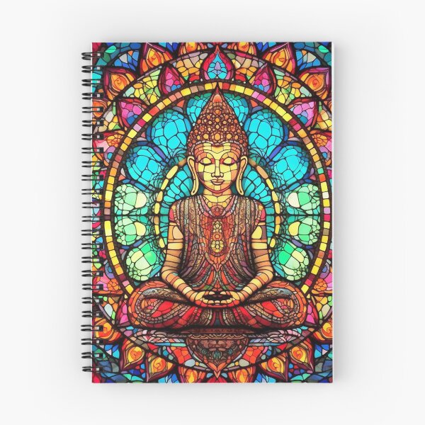 Artikelvorschau, Buntglas-Buddha-Muster entworfen und verkauft von Desfix.