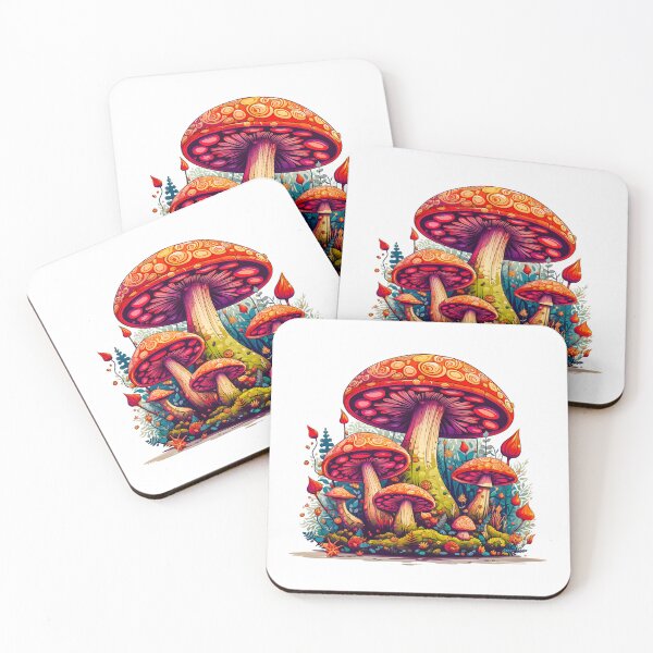 Item preview, Beautiful Mushroom Art - Cool DMT Art - Trippy Shroom Illustration designed and sold by AlanPhotoArt.