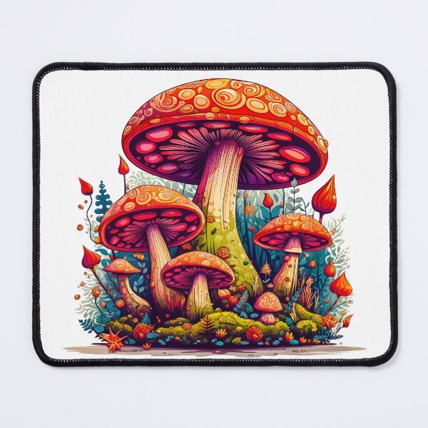 Artikelvorschau, Wunderschöne Pilzkunst - Coole DMT-Kunst - Trippy Shroom Illustration entworfen und verkauft von AlanPhotoArt.