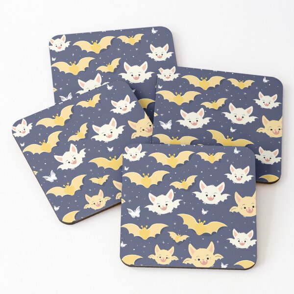 Item preview, cute cartoon bats pattern designed and sold by Pinkbirdie.