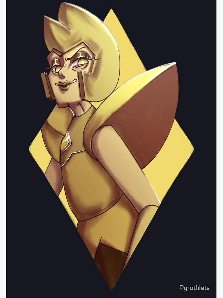 Steven Universe Poster Yellow Diamond Sticker for Sale by