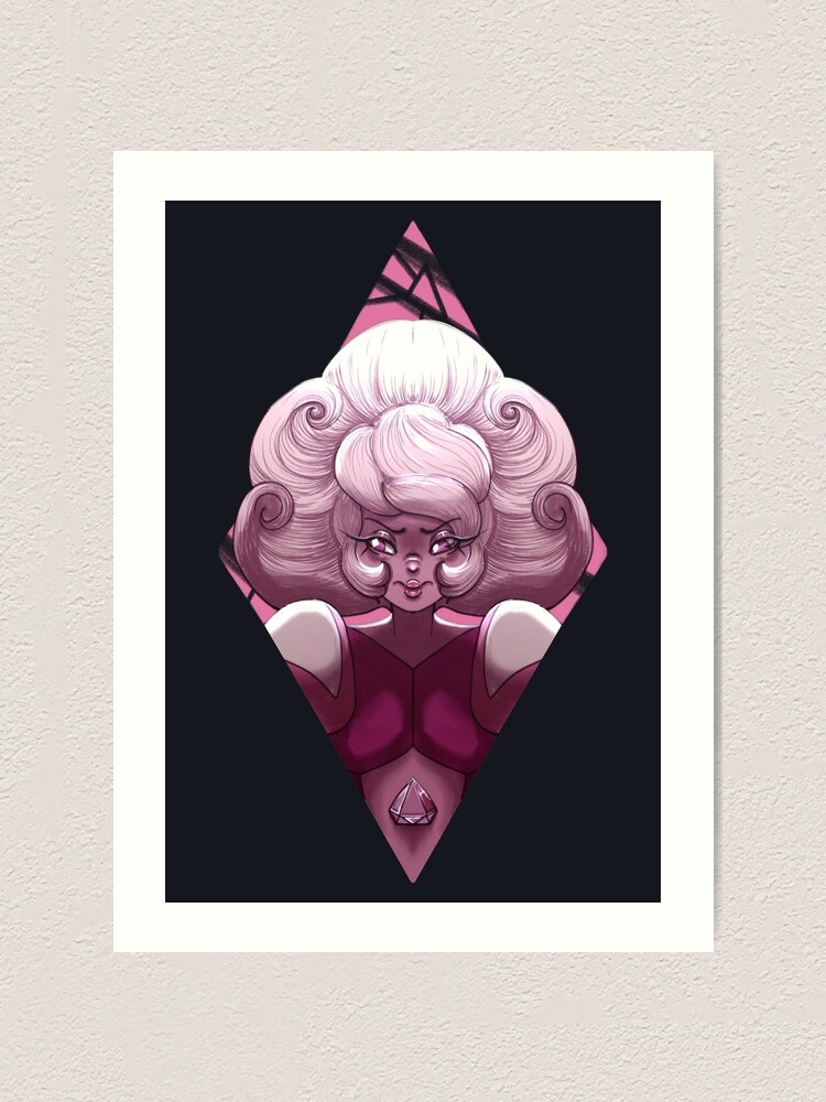 Pink Diamond Art Print