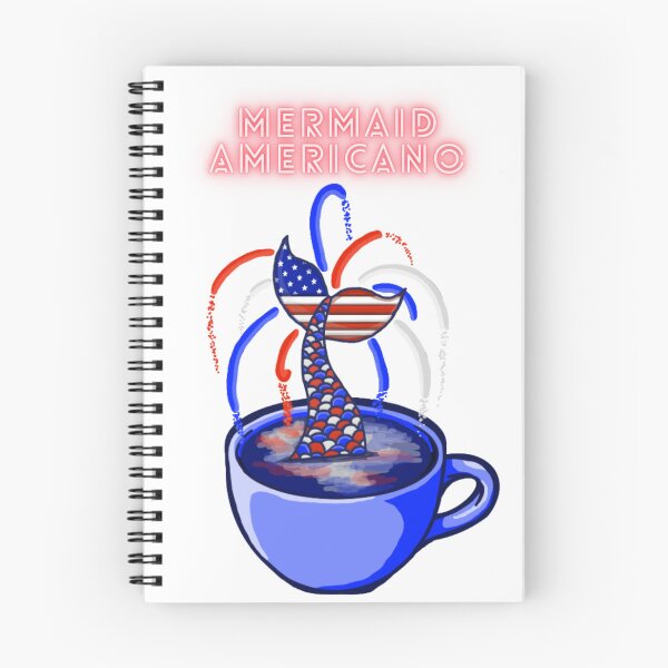 Item preview, Mermaid Americano (White) designed and sold by octopuscafe.