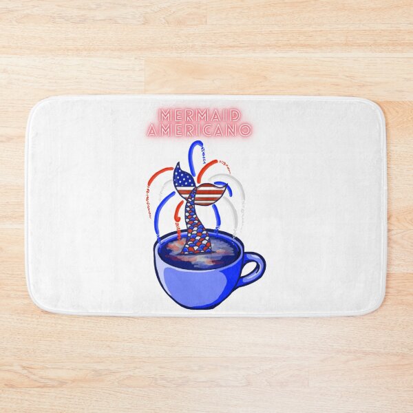 Item preview, Mermaid Americano (White) designed and sold by octopuscafe.