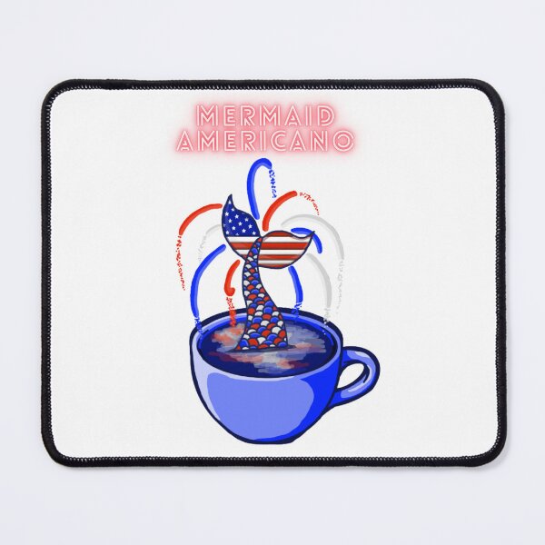 Item preview, Mermaid Americano (White) designed and sold by octopuscafe.