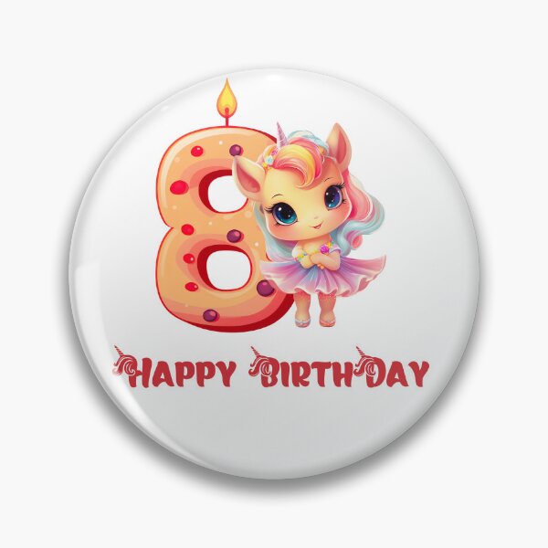 Item preview, 8th Birthday Unicorn designed and sold by Markus121.