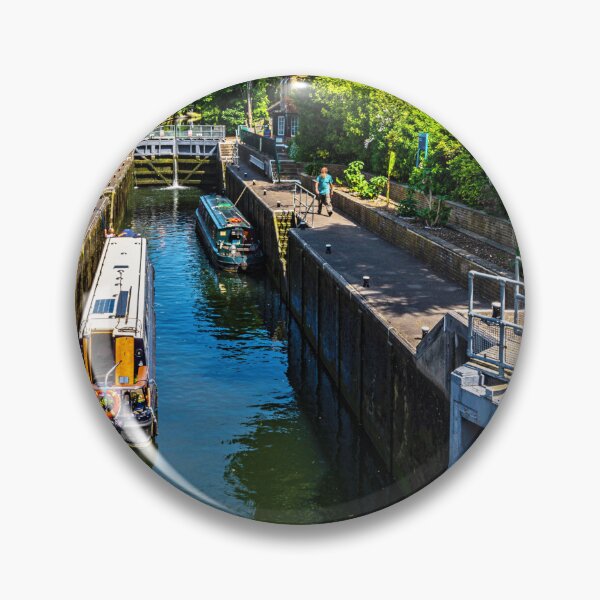 Item preview, Narrowboats in Boulters Lock, Maidenhead designed and sold by IanWL.