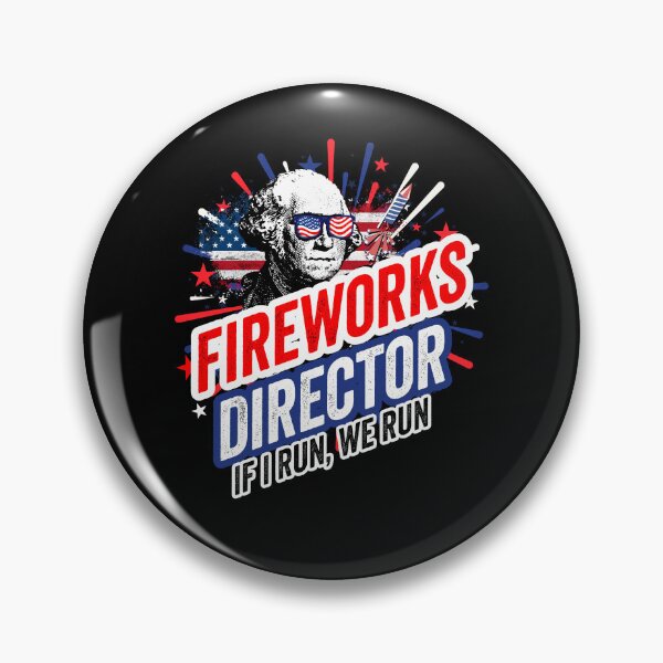 Item preview, Fireworks Director, If I Run, We Run Funny 4th Of July, American Flag designed and sold by tropicprince.