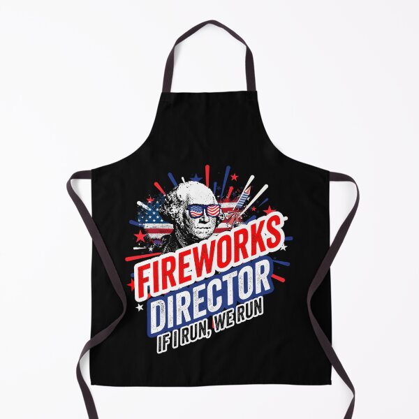 Item preview, Fireworks Director, If I Run, We Run Funny 4th Of July, American Flag designed and sold by tropicprince.