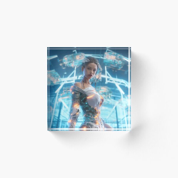 Item preview, generated artwork of attractive futuristic dresses futuristic women oriental designed and sold by Davidnh8.