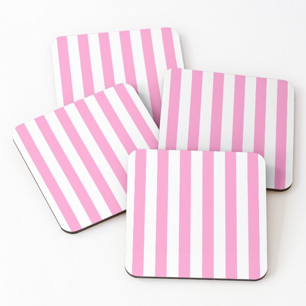 Item preview, Pink and White Cabana Stripes designed and sold by tonymagnerart.