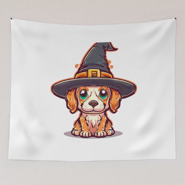 Item preview, orange puppy with hat designed and sold by miguel-ozz.