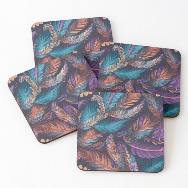 Item preview, Bohemian Feathers designed and sold by TrickstersTrove.