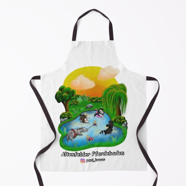 Item preview, Altenfelden horse bathing pond_horses designed and sold by DreamNewArt.
