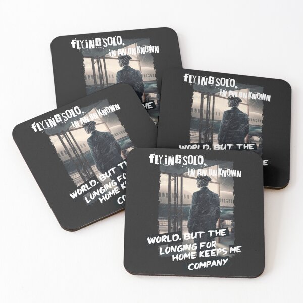 Item preview, flying solo, in an un known world, but the longing for home keeps me company designed and sold by psychedelic-Rio.