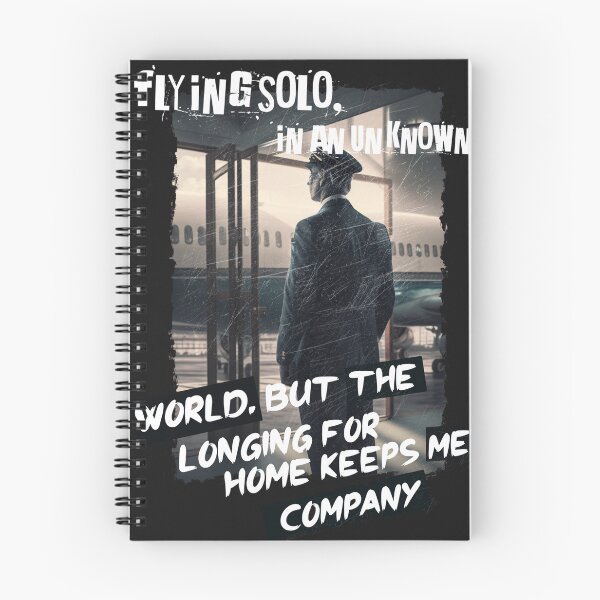 Item preview, flying solo, in an un known world, but the longing for home keeps me company designed and sold by psychedelic-Rio.