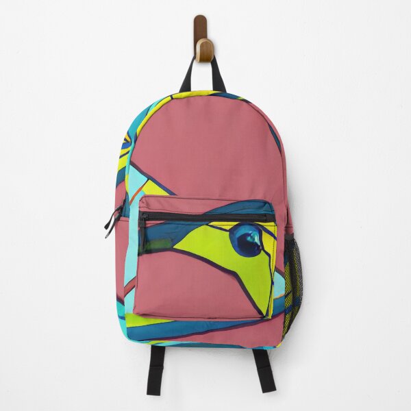 Item preview, Geometric Abstract Hummingbird, cosmic neon abstract hummingbird designed and sold by casaai.