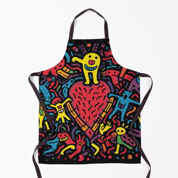 Item preview, Captivating Pop Art Design - Modern Minimalist popart style inspired: the central heart designed and sold by Moisky Art.