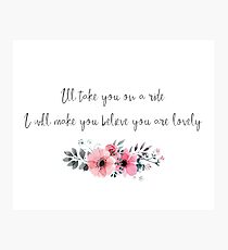 Lovely - Twenty One Pilots Photographic Print