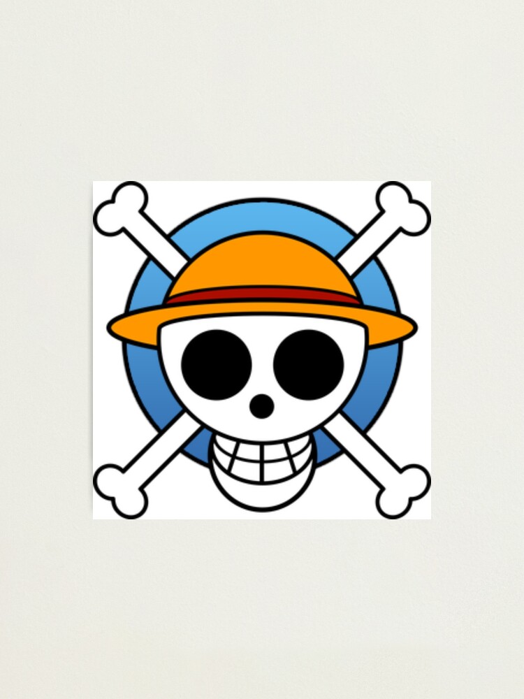 Pegatina con la obra «one piece logo, anime one piece» de Dulcedearroz